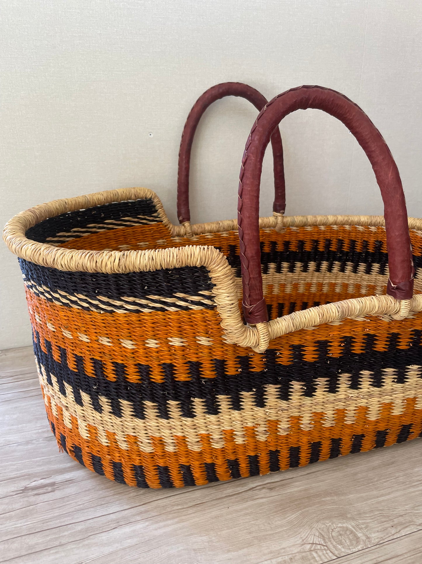 orange×navy/柄クーファン