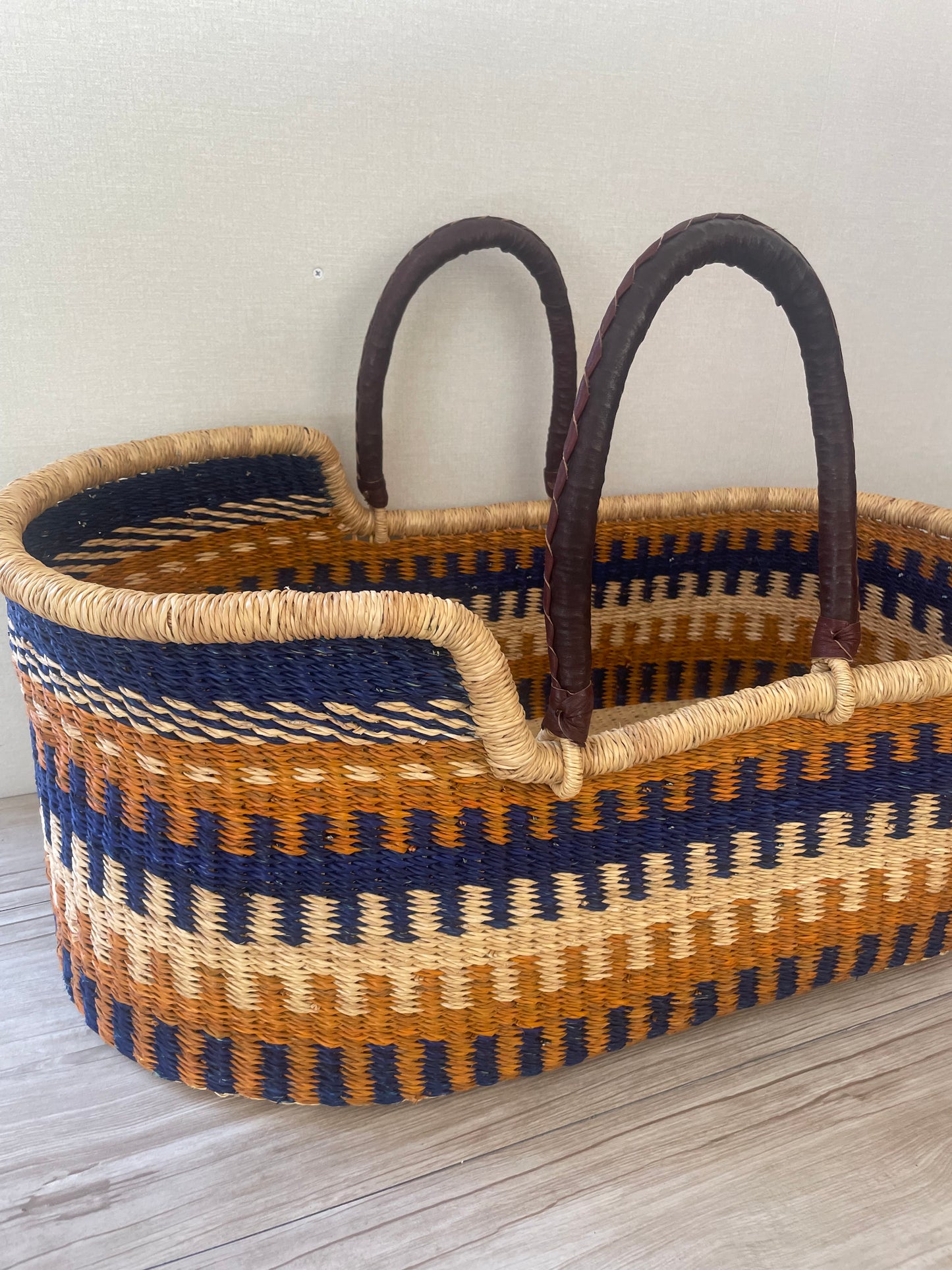 orange×navy/柄クーファン