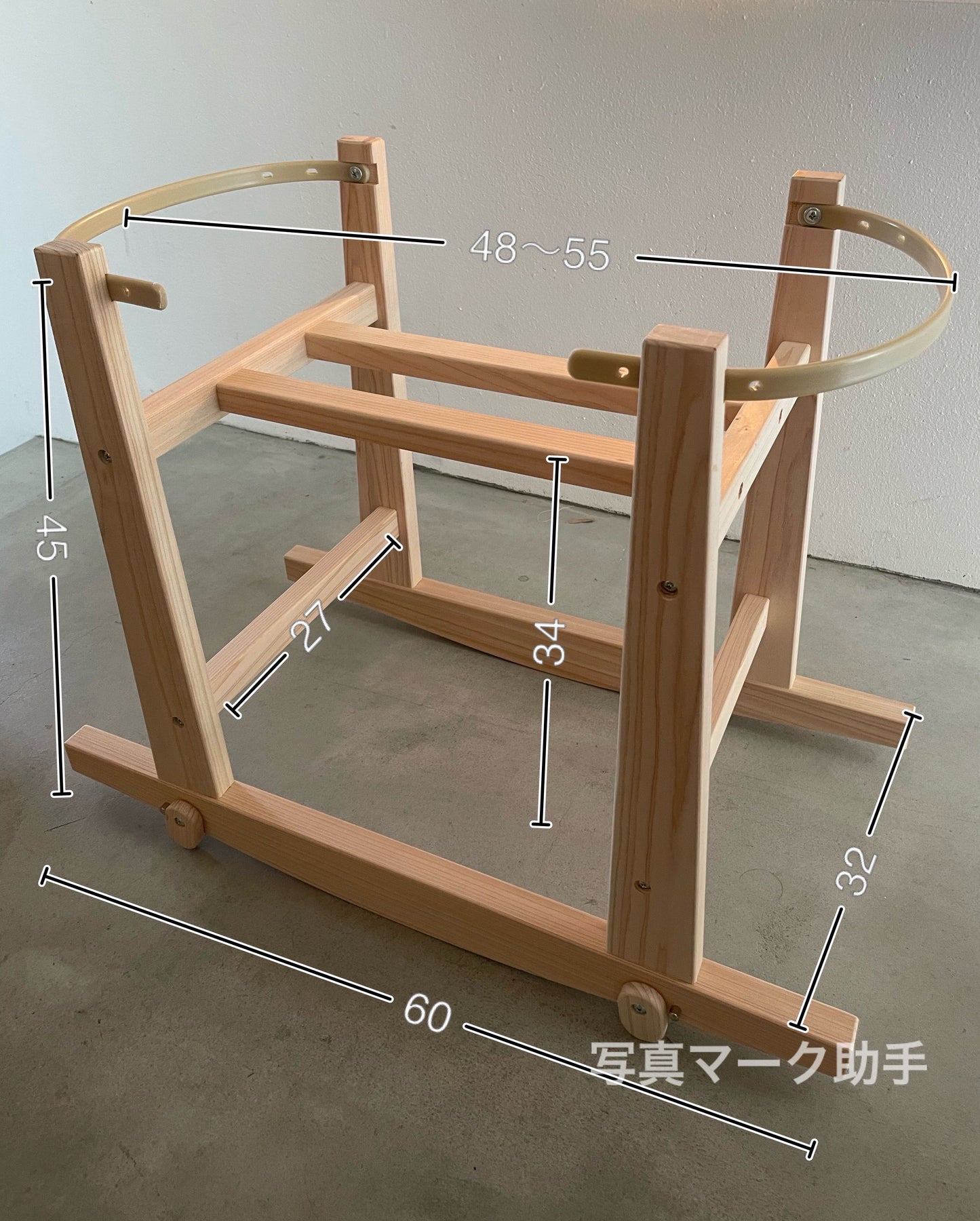 doll bed専用スタンド-檜ﾋﾉｷ-